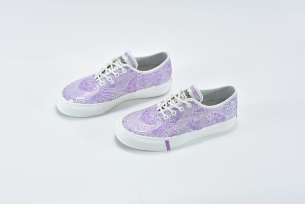 Original designed ethnic-style shoes Lilac