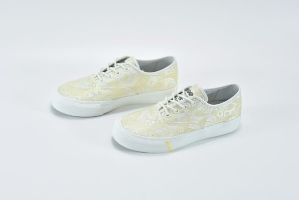 Original designed ethnic-style shoes Light Yellow