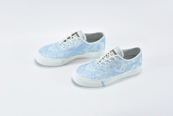 Original designed ethnic-style shoes Baby Blue