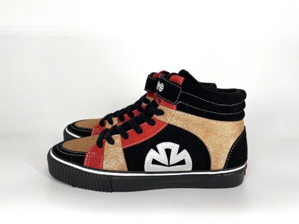 Own design Suede High-top Shoes-Black